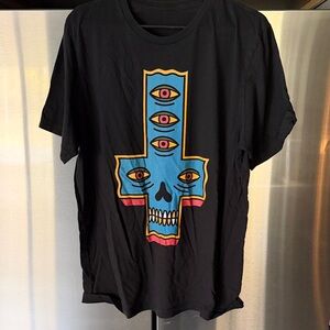 Skull cross tattoo shirt